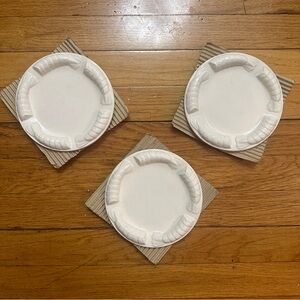NWT 3Vintage MidCentury Shafford 3D Shrimp/Lobster‎ Tail Appetizer Plates